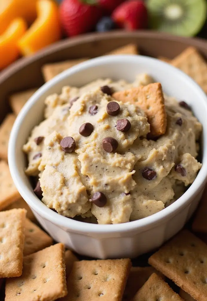 28 Easy Crock Pot Dip Recipes for Quick Entertaining - 18. Chocolate Chip Cookie Dough Dip