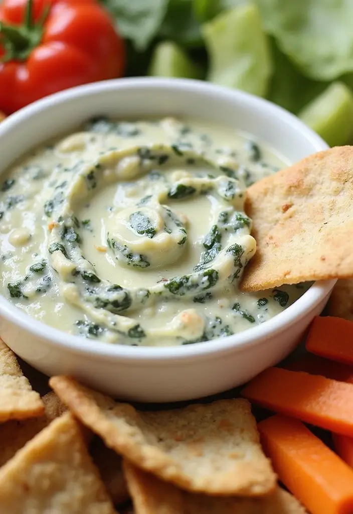 28 Easy Crock Pot Dip Recipes for Quick Entertaining - 2. Cheesy Spinach Artichoke Dip