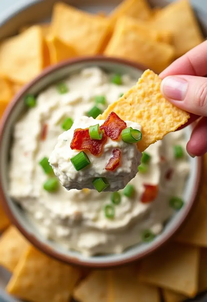 28 Easy Crock Pot Dip Recipes for Quick Entertaining - 24. Bacon and Ranch Dip