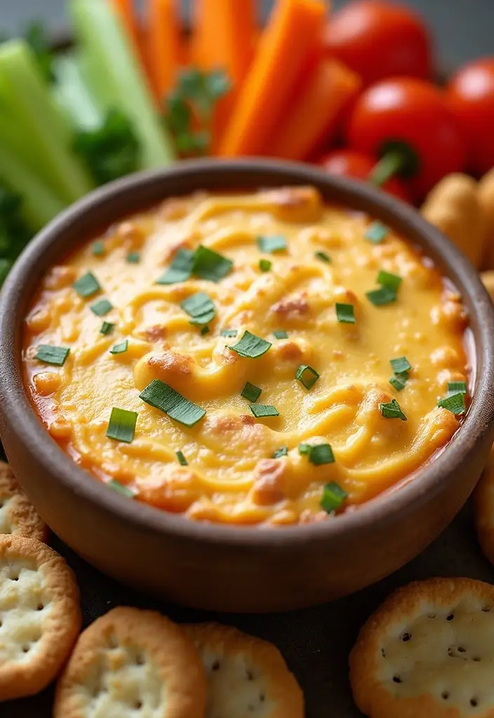 28 Easy Crock Pot Dip Recipes for Quick Entertaining - 4. Creamy Four Cheese Dip