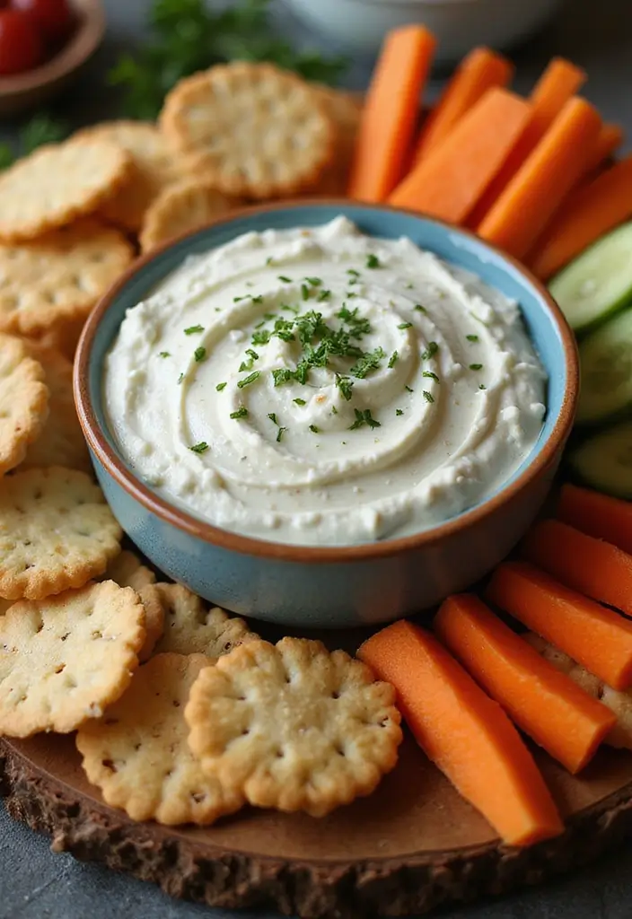 28 Easy Hot Dip Recipes That Work for Any Party - 10. Creamy Blue Cheese Dip