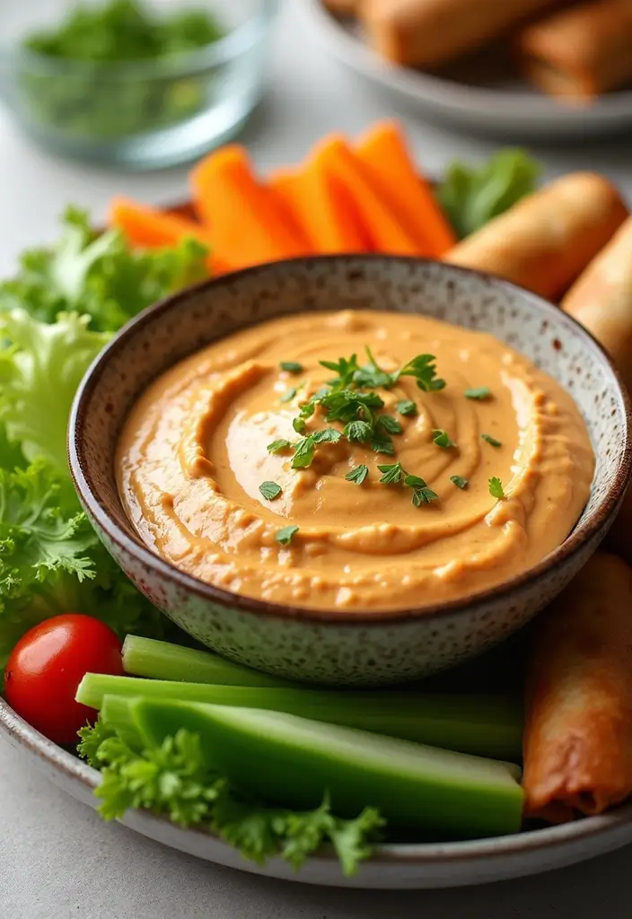 28 Easy Hot Dip Recipes That Work for Any Party - 14. Thai Peanut Dip