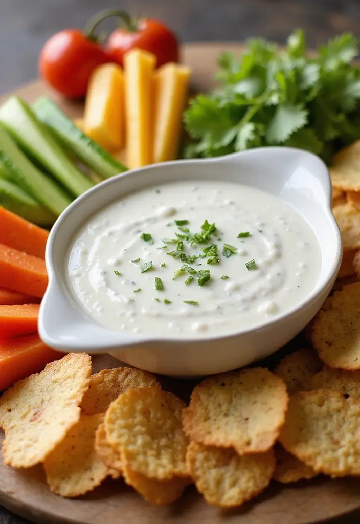 28 Easy Hot Dip Recipes That Work for Any Party - 24. Creamy Ranch Dip