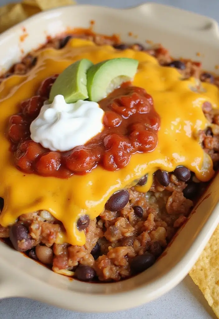 28 Easy Hot Dip Recipes That Work for Any Party - 8. Taco Dip