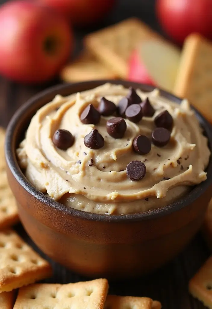 28 Sweet Dip Recipes for Parties That Impress Guests - 1. Chocolate Chip Cookie Dough Dip