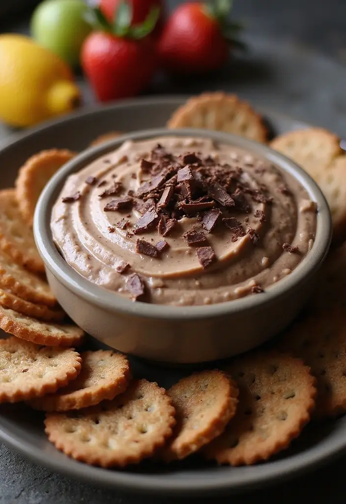 28 Sweet Dip Recipes for Parties That Impress Guests - 20. Mocha Cream Cheese Dip