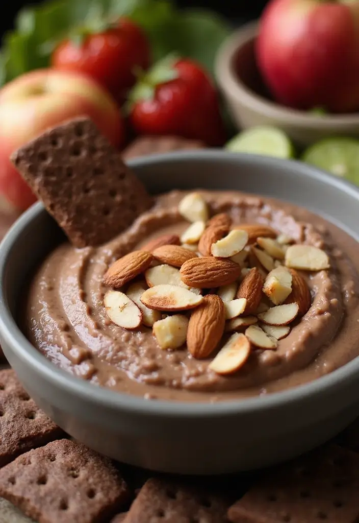 28 Sweet Dip Recipes for Parties That Impress Guests - 24. Mocha Almond Dip