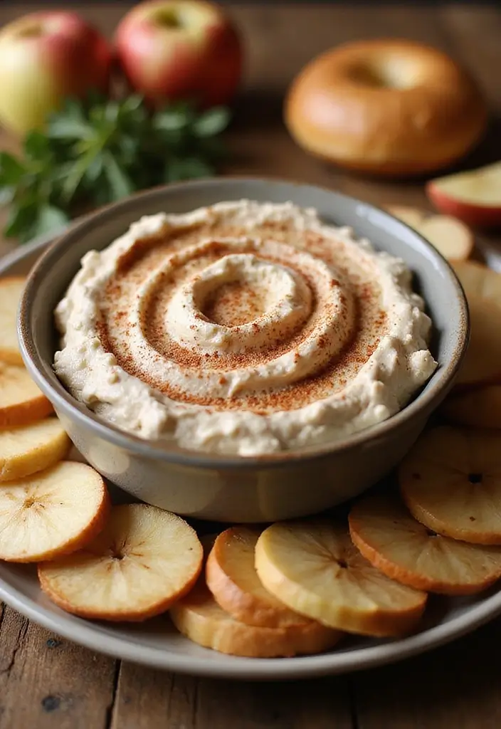 28 Sweet Dip Recipes for Parties That Impress Guests - 26. Cinnamon Roll Dip