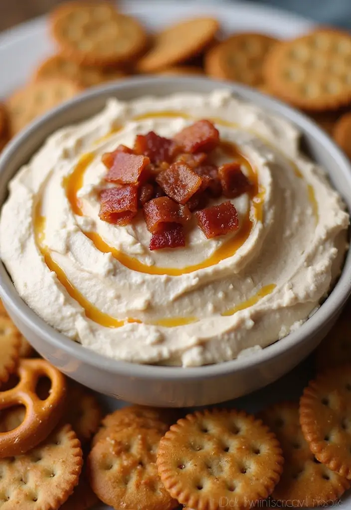 28 Sweet Dip Recipes for Parties That Impress Guests - 28. Maple Bacon Dip