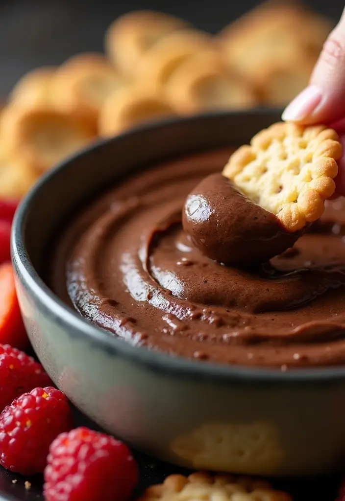 28 Sweet Dip Recipes for Parties That Impress Guests - 7. Brownie Batter Dip