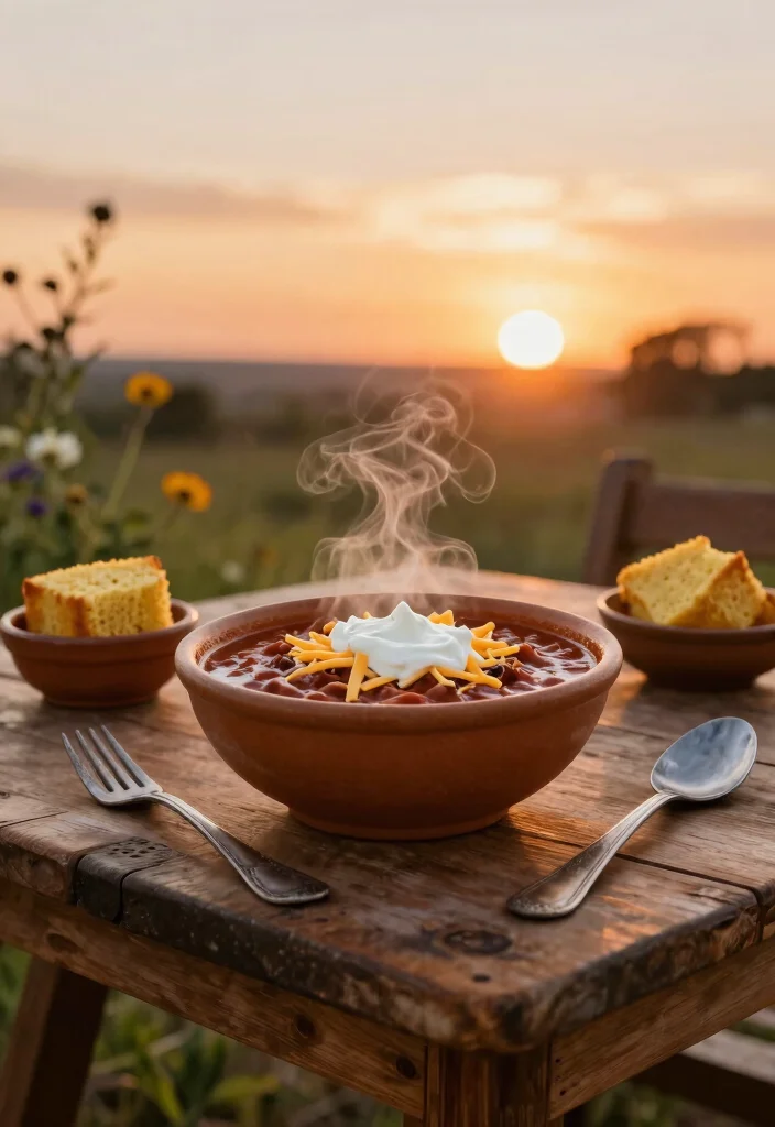 10 Cowboy Dinner Recipes for Hearty Rustic Meals 1 10 Cowboy Dinner Recipes for Hearty Rustic Meals - 1. Cowboy Chili 1