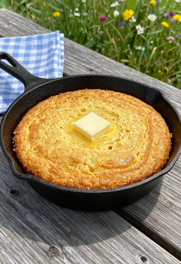 10 Cowboy Dinner Recipes for Hearty Rustic Meals 12 10 Cowboy Dinner Recipes for Hearty Rustic Meals - 2. Cast Iron Skillet Cornbread 1