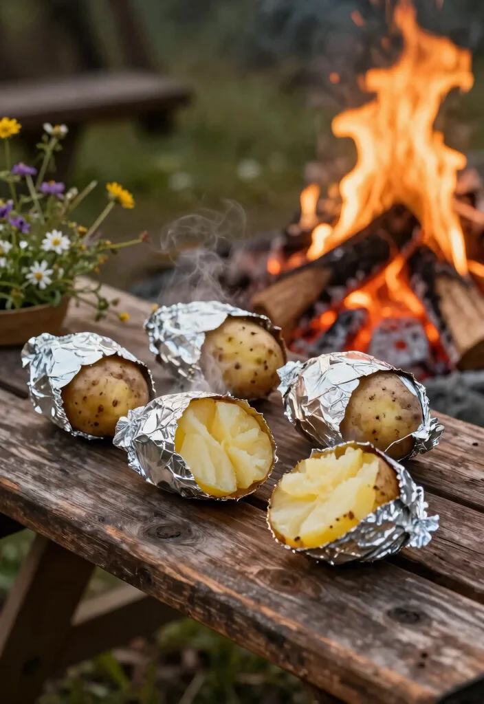 10 Cowboy Dinner Recipes for Hearty Rustic Meals 45 10 Cowboy Dinner Recipes for Hearty Rustic Meals - 5. Campfire Baked Potatoes 1