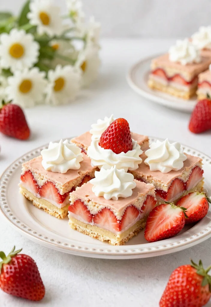 10 Easy 9 x 13 Dessert Recipes Perfect for Sharing 8. Strawberry Shortcake Bars 0