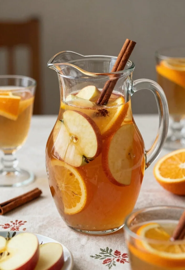 10 Easy Dinner Party Recipes That Impress Without Stress 7. Spiced Apple Cider Sangria 0