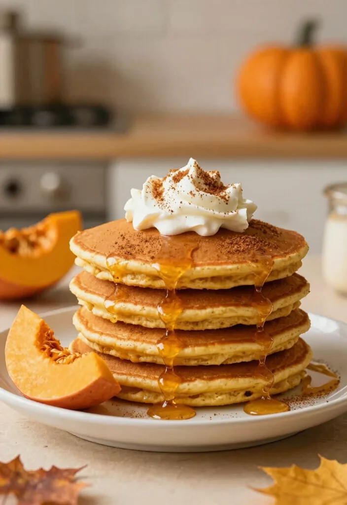 10 Easy Healthy Pancake Recipes for Quick Mornings 9. Pumpkin Spice Pancakes 0