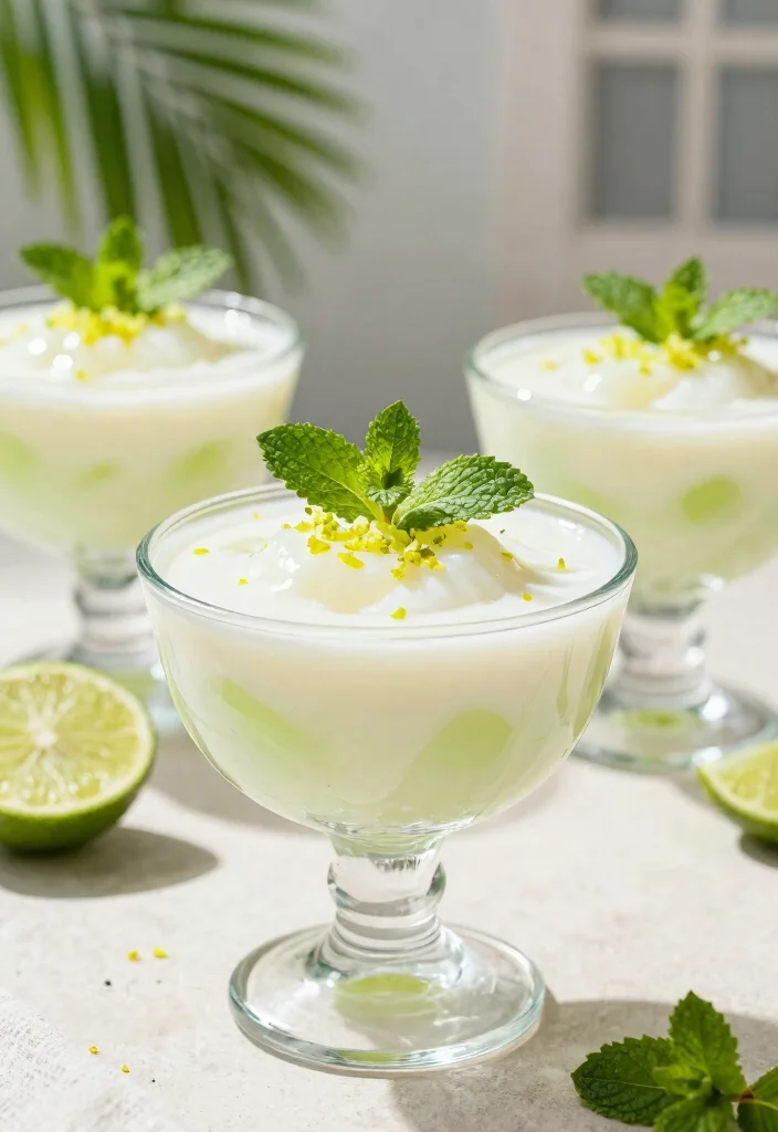 10 Easy Jelly Dessert Recipes for Quick No Bake Treats 2. Coconut Lime Jelly 0