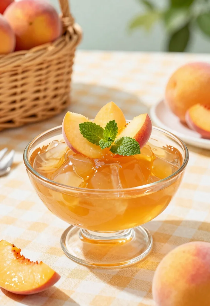 10 Easy Jelly Dessert Recipes for Quick No Bake Treats 5. Peach Iced Tea Jelly 0