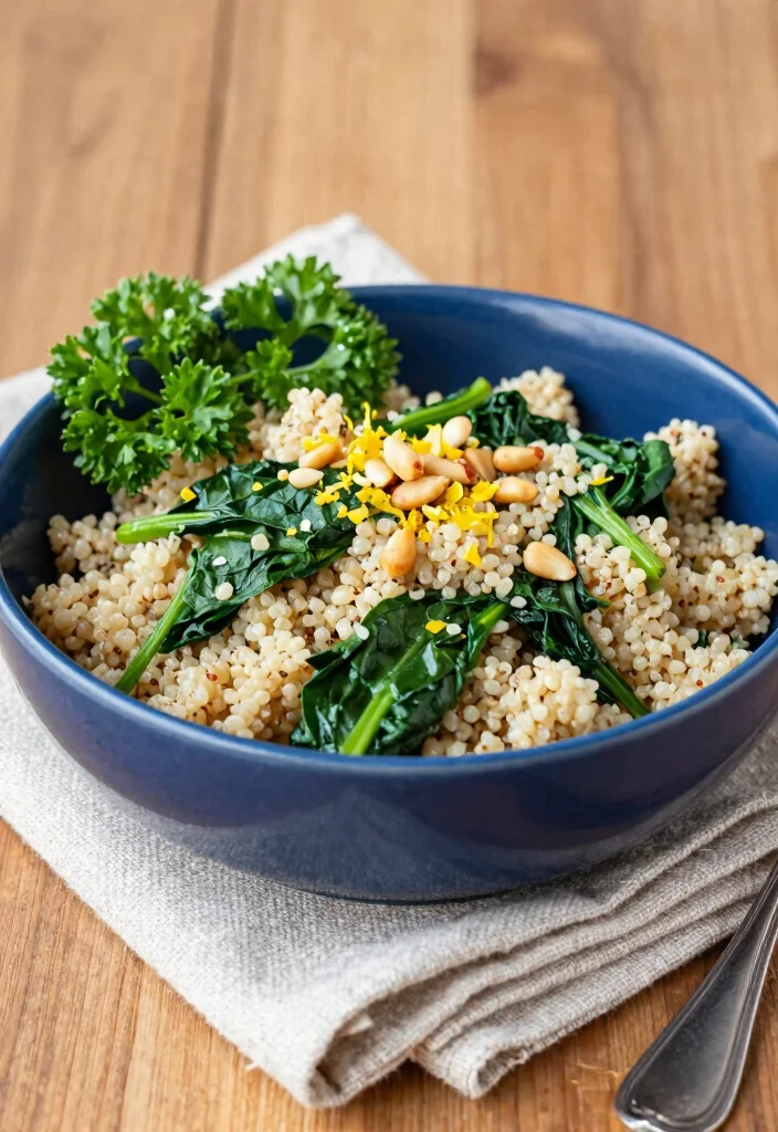 10 Healthy Boiled Food Recipes for Simple Clean Eating - 2. Quinoa and Spinach Bowl 1
