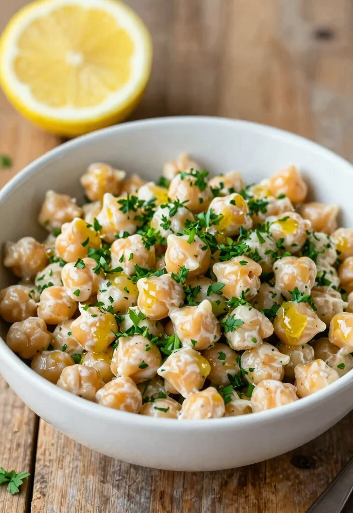 10 Healthy Boiled Food Recipes for Simple Clean Eating - 3. Boiled Chickpeas and Lemon Salad 1