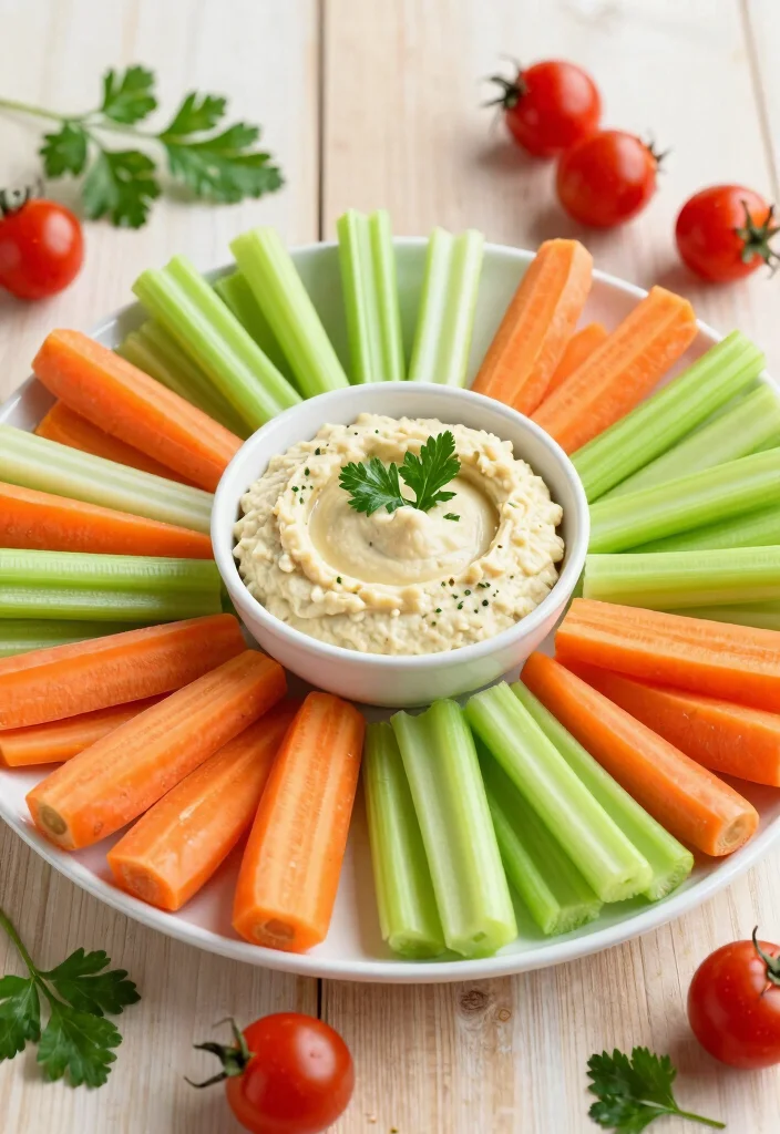 10 Keto Carrot Recipes for Creative Low Carb Sides 10. Carrot and Celery Sticks with Hummus 0