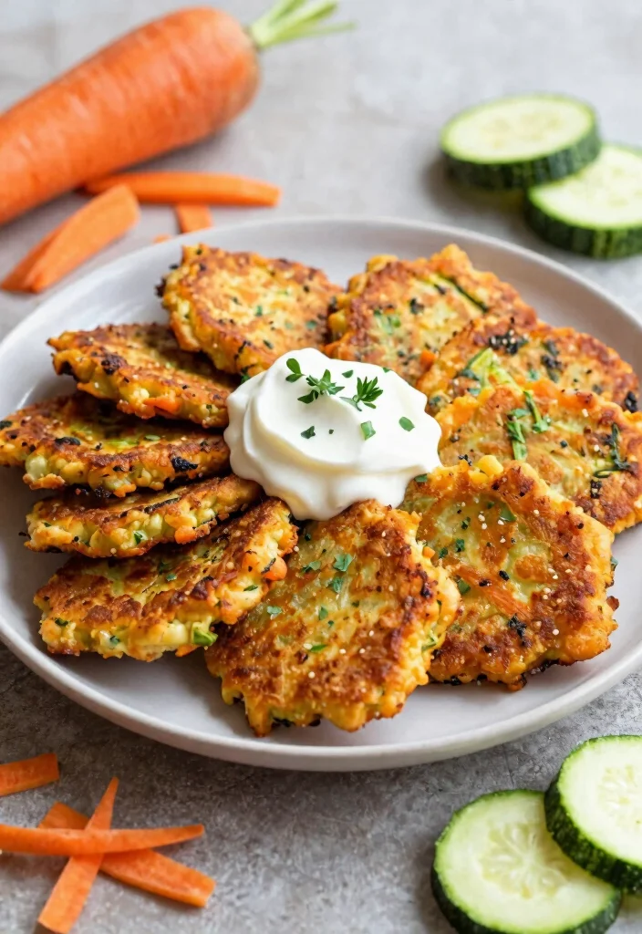 10 Keto Carrot Recipes for Creative Low Carb Sides 4. Carrot and Zucchini Fritters 0