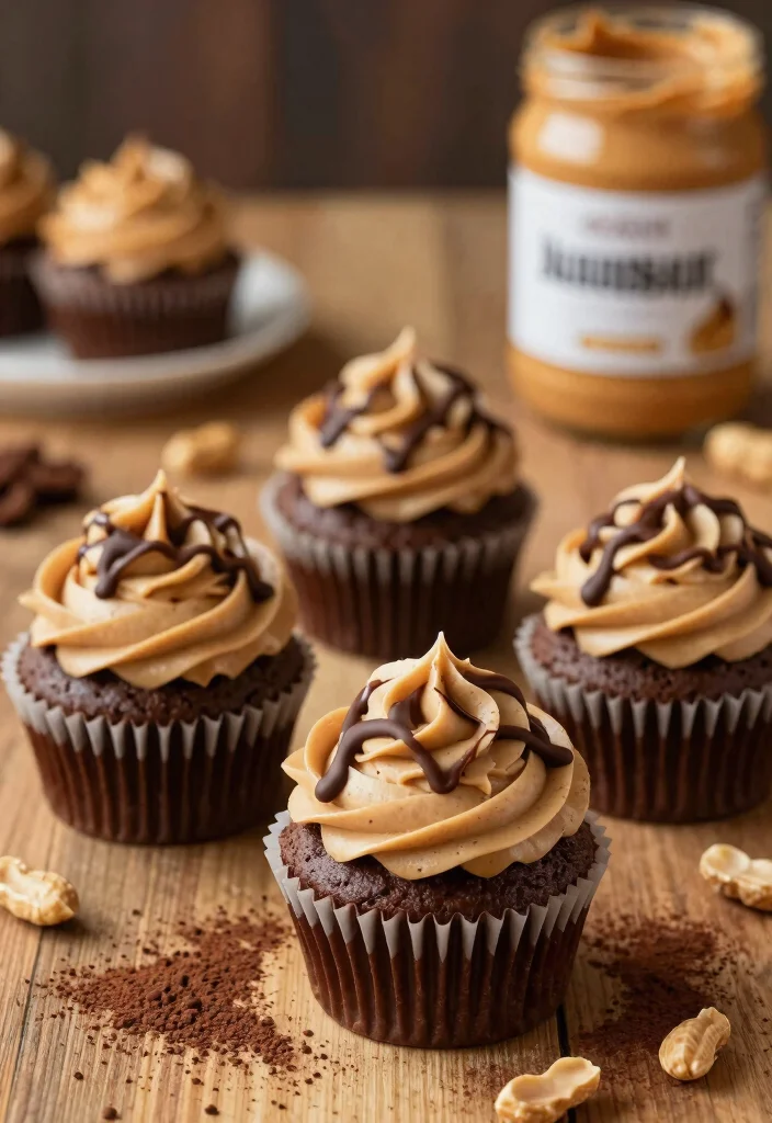 10 Keto Cupcake Recipes for Sweet Low Carb Treats 3. Peanut Butter Chocolate Cupcakes 0