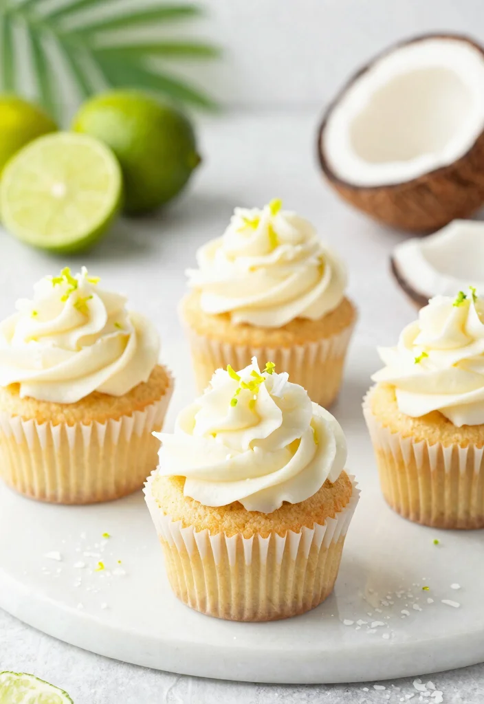 10 Keto Cupcake Recipes for Sweet Low Carb Treats 4. Coconut Lime Cupcakes 0