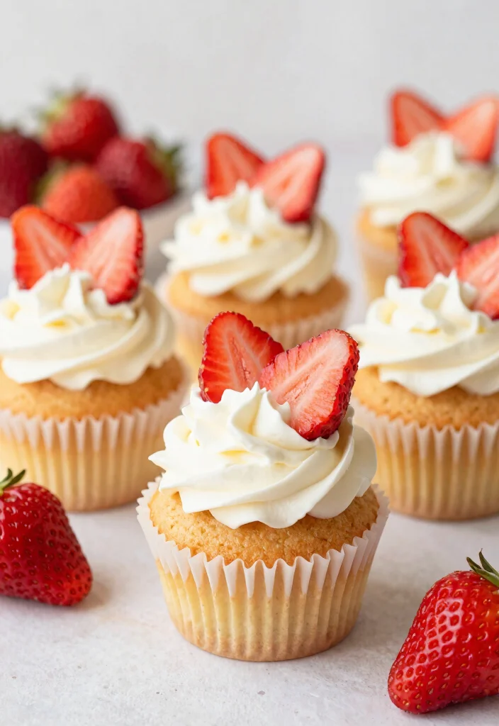10 Keto Cupcake Recipes for Sweet Low Carb Treats 9. Strawberry Shortcake Cupcakes 0