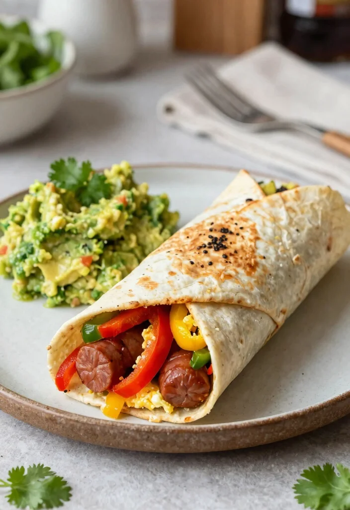 10 Keto Egg Wrap Recipes for Easy Low Carb Meals 5. Sausage and Pepper Egg Wrap 0