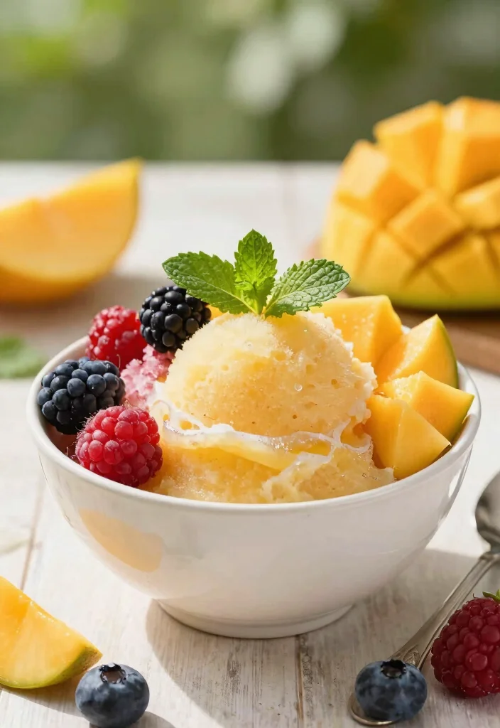 10 Raw Dessert Recipes for Naturally Sweet Treats 10. Raw Fruit Sorbet 0