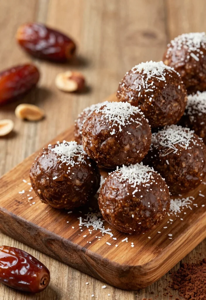 10 Raw Dessert Recipes for Naturally Sweet Treats 4. Chocolate Coconut Energy Balls 0