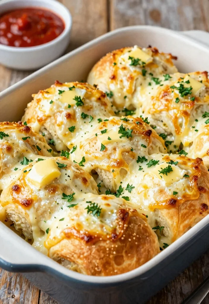10 Rhodes Dinner Roll Recipes for Easy Baked Sides 1. Cheesy Garlic Herb Pull Apart Rolls 0