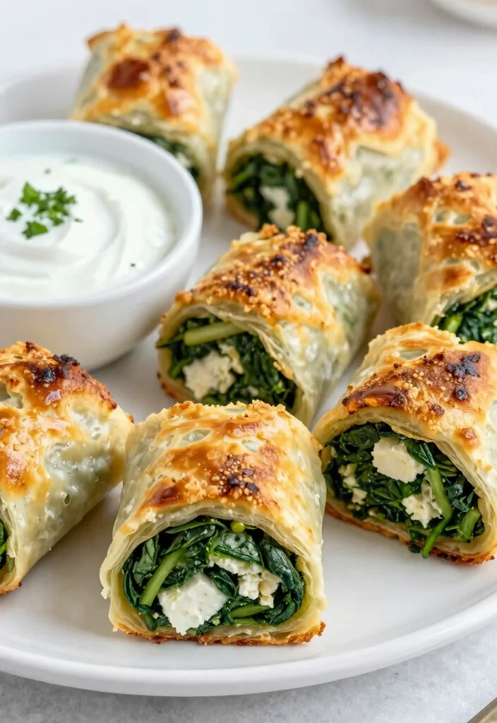 10 Rhodes Dinner Roll Recipes for Easy Baked Sides 7. Spinach and Feta Rolls 0