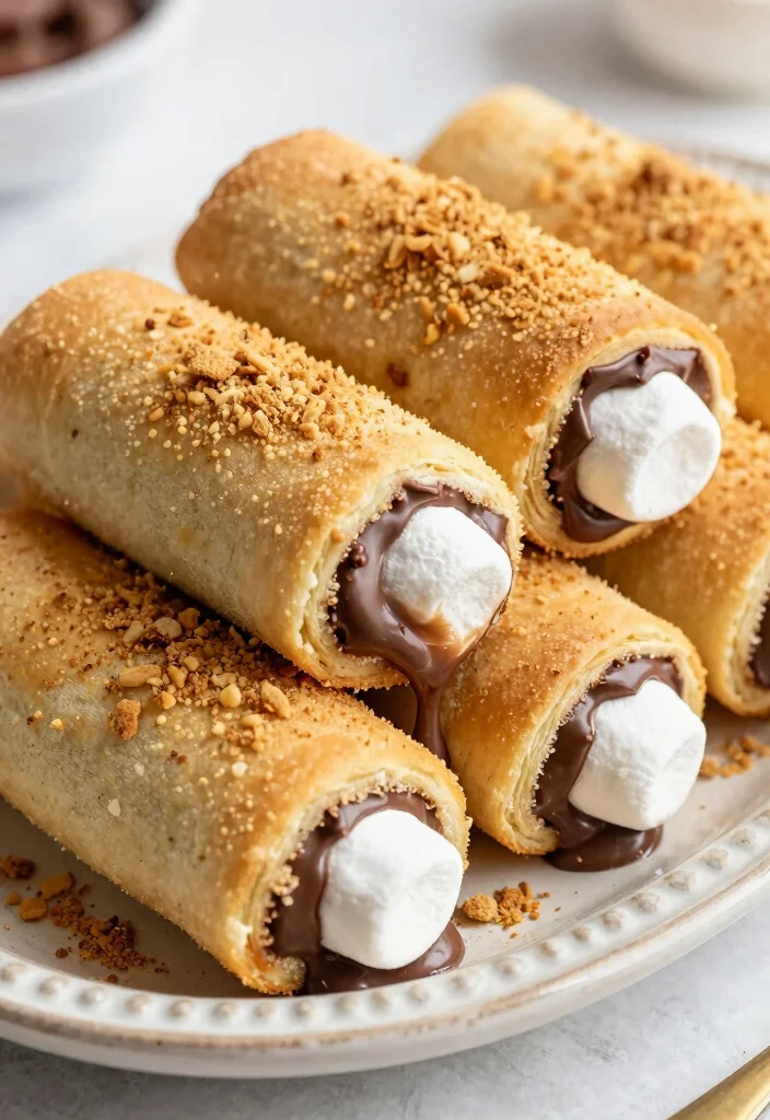 10 Rhodes Dinner Roll Recipes for Easy Baked Sides 8. Smores Rolls 0