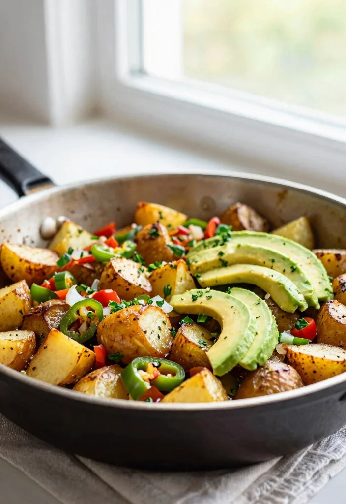 10 Vegan Poblano Pepper Recipes with Mild Smoky Heat 4. Poblano Pepper and Potato Hash 0