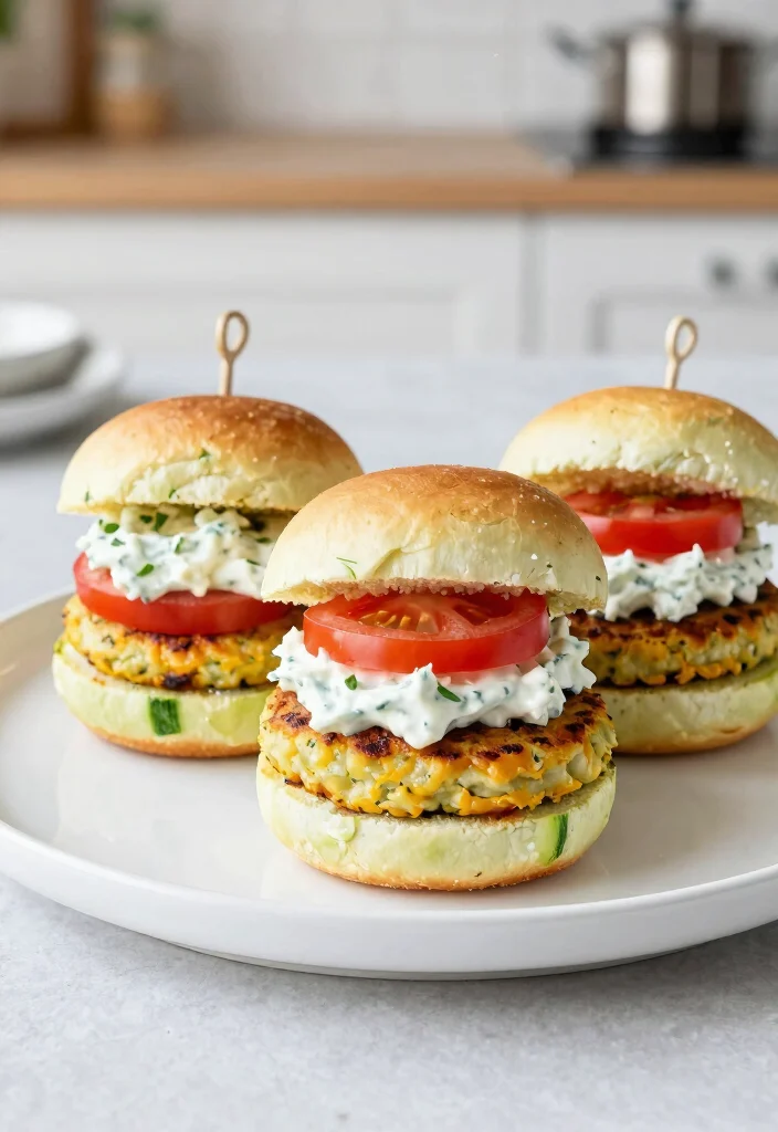 10 Vegan Slider Recipes for Mini Plant Based Meals 7. Mediterranean Zucchini Sliders 0
