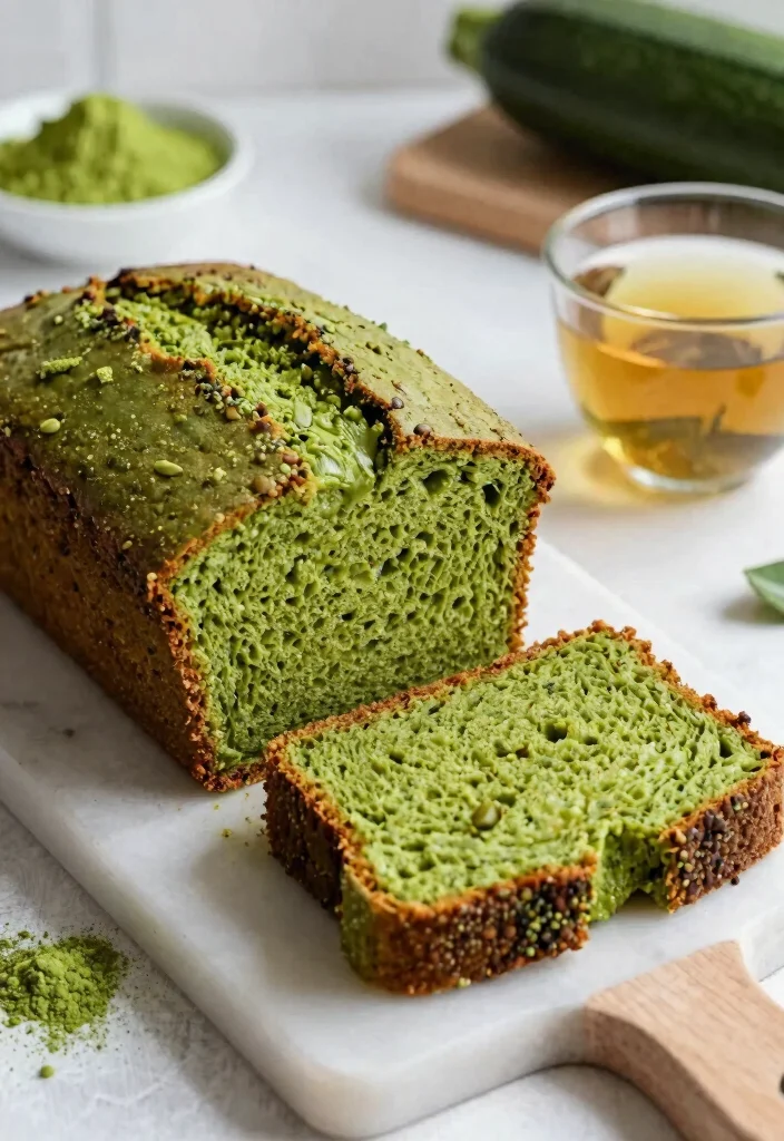 10 Vegan Zucchini Bread Recipes for Moist Sweet Baking 10. Matcha Zucchini Bread 0