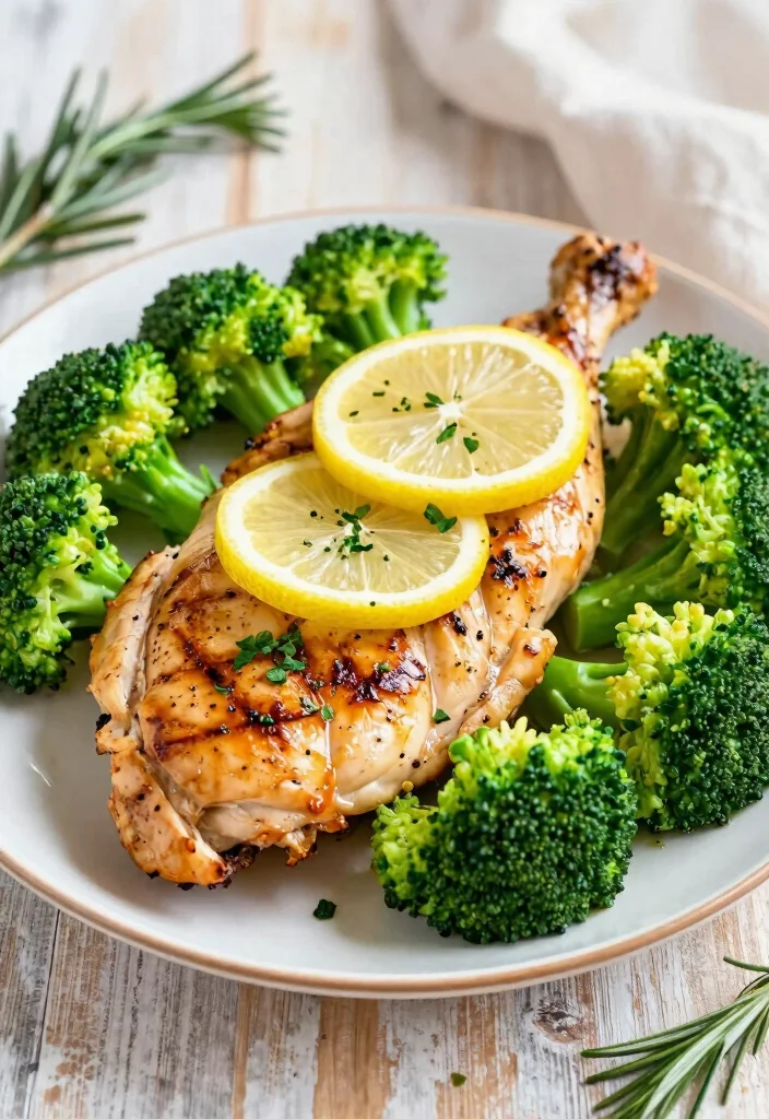 12 21 Day Fix Dinner Recipes for Balanced Eating 1. Lemon Garlic Chicken and Broccoli 0