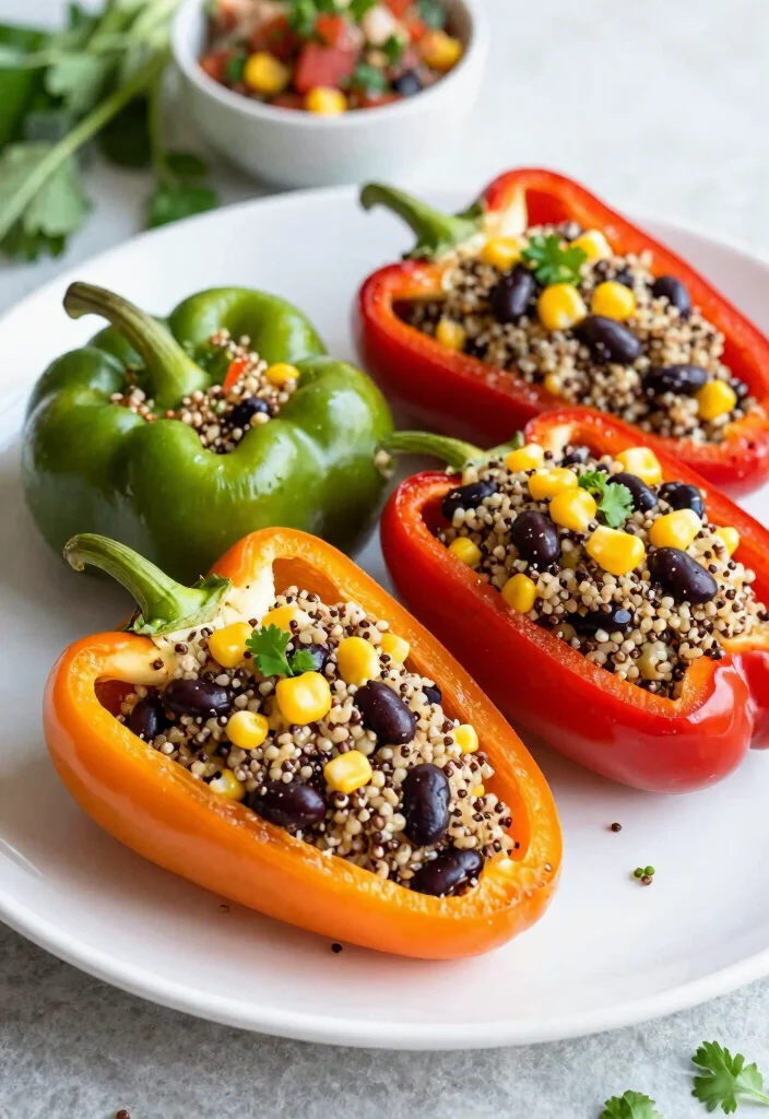 12 21 Day Fix Dinner Recipes for Balanced Eating 2. Quinoa Stuffed Bell Peppers 0