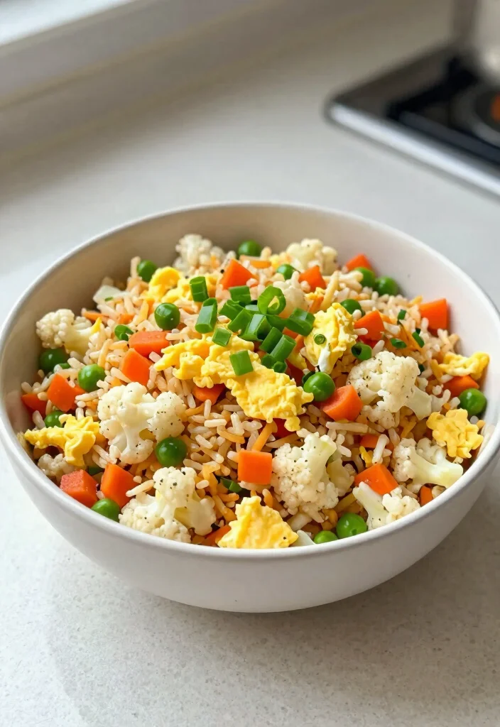 12 21 Day Fix Dinner Recipes for Balanced Eating 6. Cauliflower Fried Rice 0