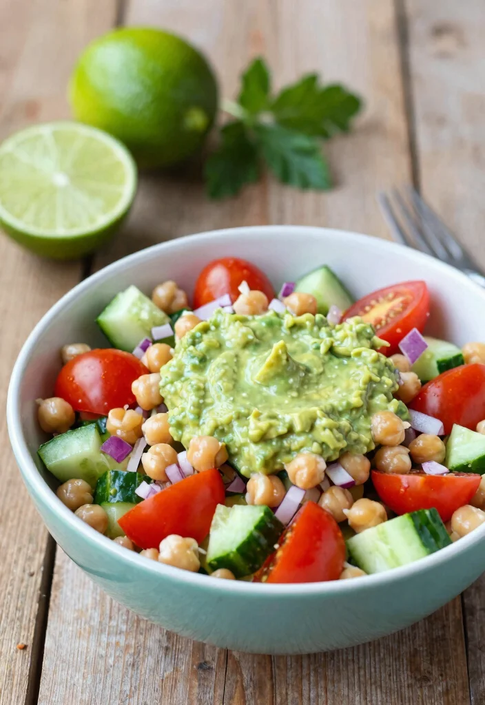 12 21 Day Fix Dinner Recipes for Balanced Eating 8. Chickpea Salad with Avocado Dressing 0