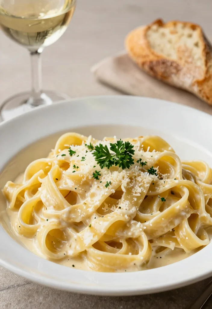 12 Dinner Recipes with Heavy Cream for Rich Comfort Meals 1. Fettuccine Alfredo 0