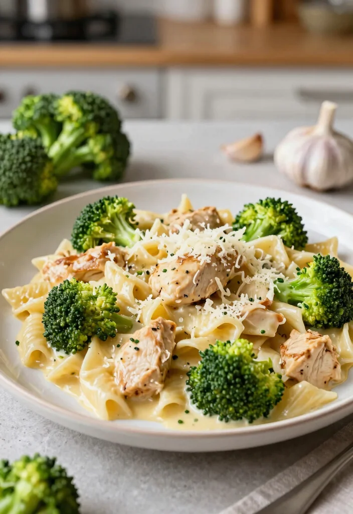 12 Dinner Recipes with Heavy Cream for Rich Comfort Meals 10. Creamy Chicken and Broccoli Pasta 0