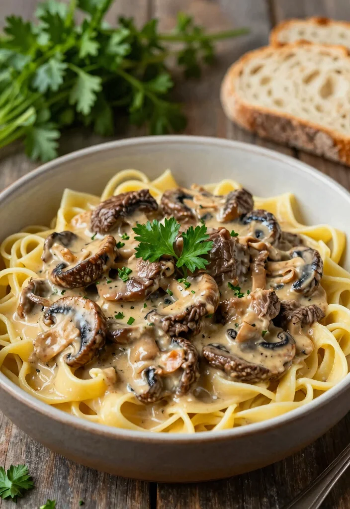12 Dinner Recipes with Heavy Cream for Rich Comfort Meals 11. Creamy Beef Stroganoff 0