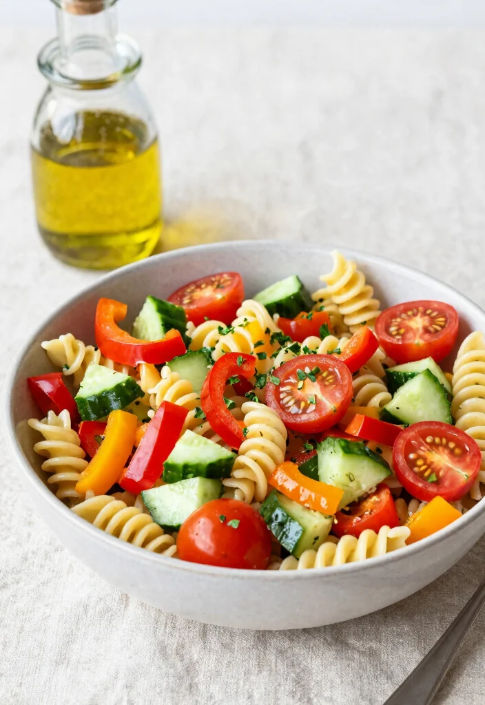 12 Easy Vegan Recipes Anyone Can Make at Home 4. Simple Vegan Pasta Salad 0