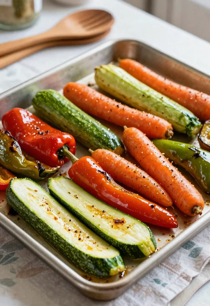 12 Fat Free Vegan Recipes for Light Plant Based Meals 6. Roasted Vegetable Medley 0