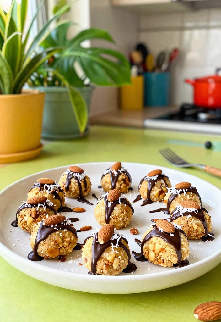 12 Grain Free Vegan Recipes for Clean Plant Based Eating 6. Almond Joy Bites 0
