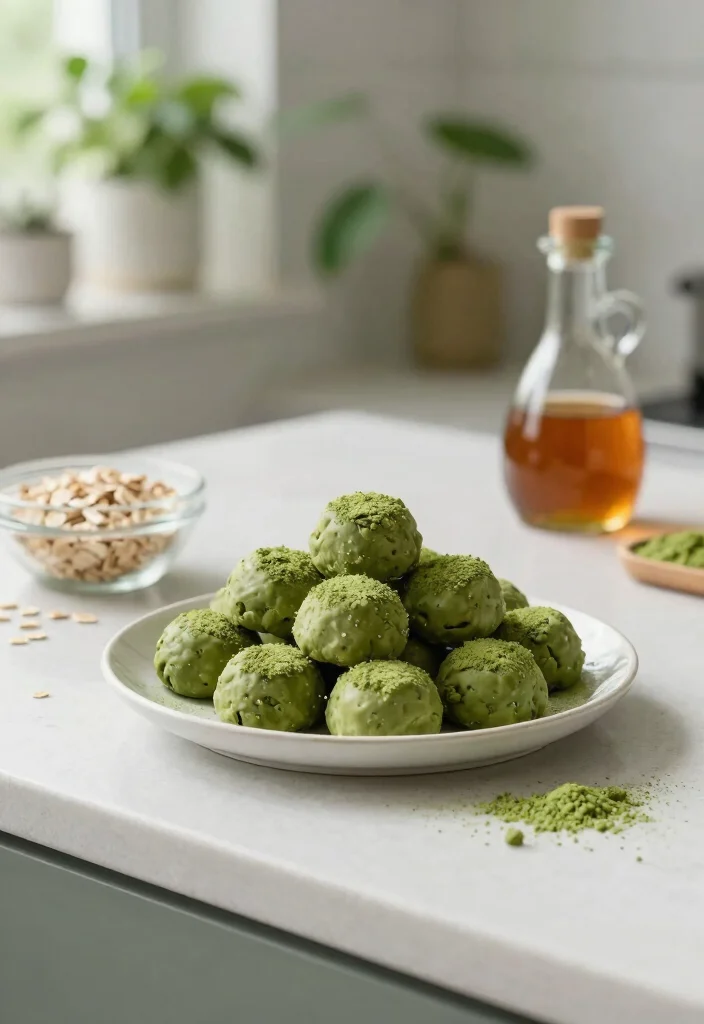 12 Grain Free Vegan Recipes for Clean Plant Based Eating 8. Matcha Energy Bites 0