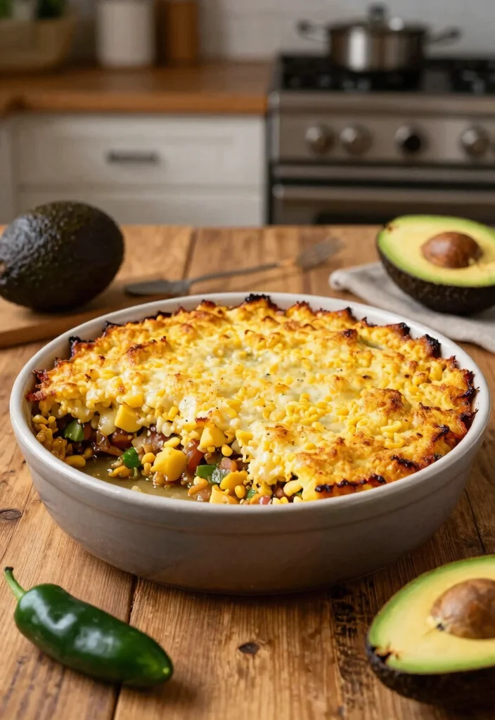 12 Healthy Dinner Casserole Recipes for Family Meals 11. Taco Casserole with Cornbread Topping 0